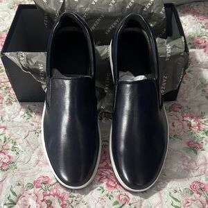 Zanzara Men's Navy Slip-On Shoes